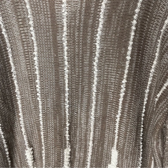 Style & Co Tan Fringe Sweater Size XL - Picture 3 of 6